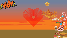 Rainbow Hearts-Happy Valentines!