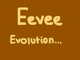 Eevee evolution 1