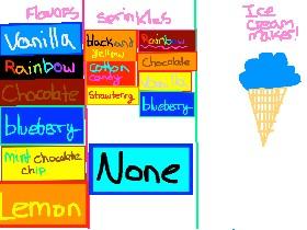 make your own ice cream!
