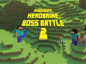 minecraft herobrine boss battle 2  1 1 1 1 1