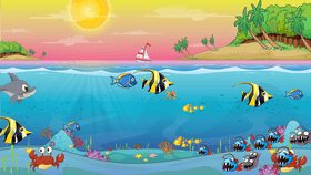 Fish life of sharks