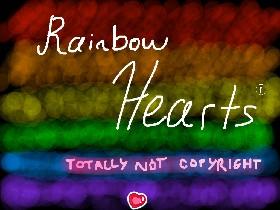 Rainbow Hearts (not copyright)