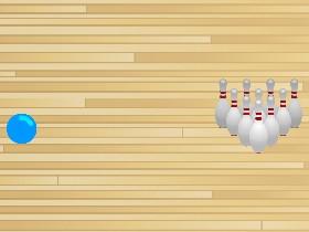 Knock The Pins Over Bowling