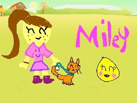 Miley and cat 🐱