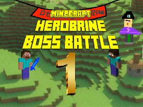 Herobrine Boss battle 1