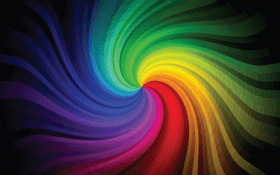 rainbow spirals