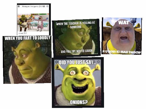 the memes of shrek lol