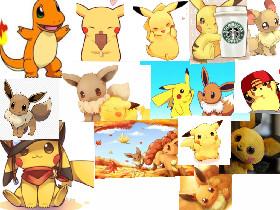 evee and Pikachu