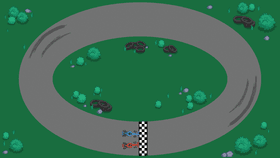 Multiplayer race car game
