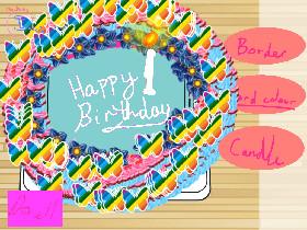 Birthday cake maker! 1