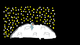 Make Gus walk on the moon.