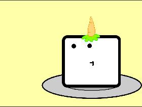 Talking Tofu thought a carrot was a hat