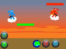 Sky battle of the ninjas
