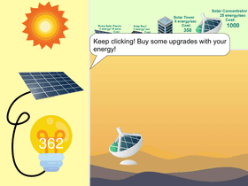 Solar Power Clicker