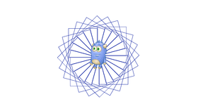 Pattern using square