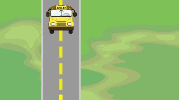 beep! There is the bus