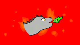 Dragon Breathing Fire Animation
