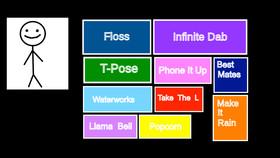 do the dancing stick man!!!