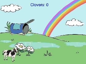 Clover the cow eats himself (a clover)