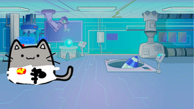 a cat in space