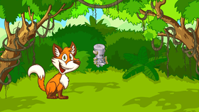 Fox doing tricks