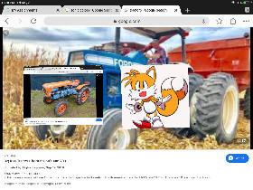 Tails bilds a tractor
