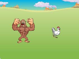 Bigfoot and chicken