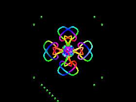 Neon drawing. lines 1 1