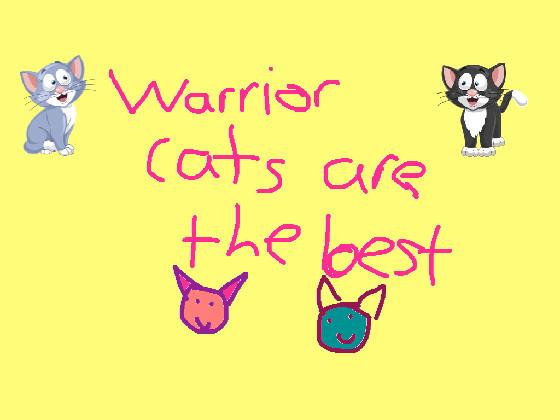Warrior cats rule 🐱😻