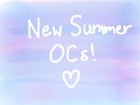 Summer 2020 OCs