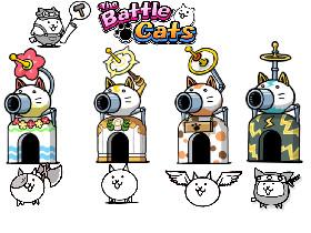 Battle cats towers