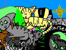 warrior cats game and book ( all books and cats I made up) 1