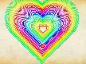 Rainbow Hearts Circling!