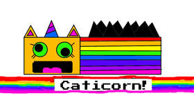 Week 1: Create Your Avatar - Crazy Kitty Loves Pom-Pom Sparkles Caticorn Edition #1