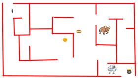 ninja thoát khỏi mê cung