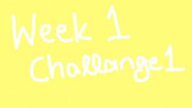 Week 1 Challenge 1
