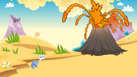 Codey in Volcano Desert!