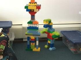 My Dino and tower
