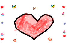 Pretty Heart For Girls