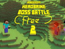 minecraft herobrine boss battle (FREE)