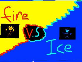 1-2 player ice vs fire NEW 2 1