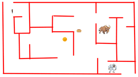 ninja thoát khỏi mê cung