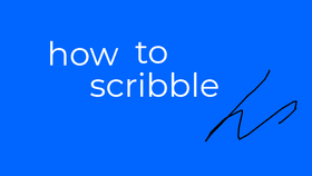 how to scribble