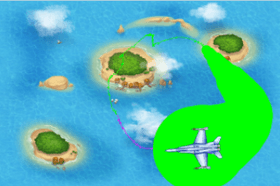 Draw with a plane