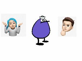 peep talks to memojis