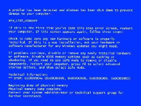 Windows Xp Errors