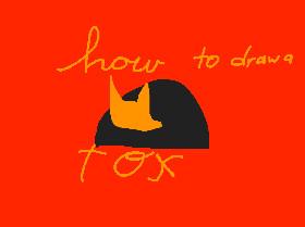 how to draw a fox - copy