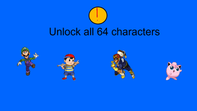 Guide on how to unlock all smash 64 characters