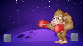 Moon Boxing Battle!!