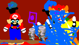 Mario vs. Bowser - bowser is magic